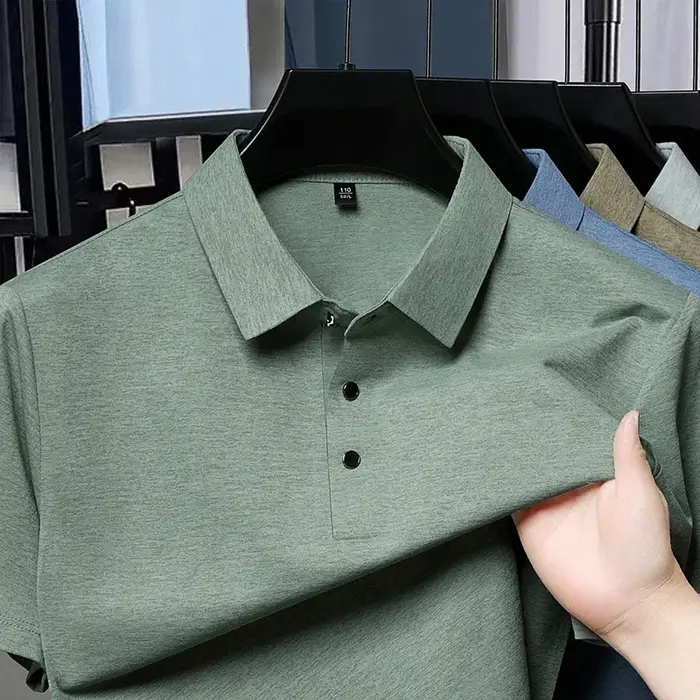 Polo à manches courtes pour hommes
