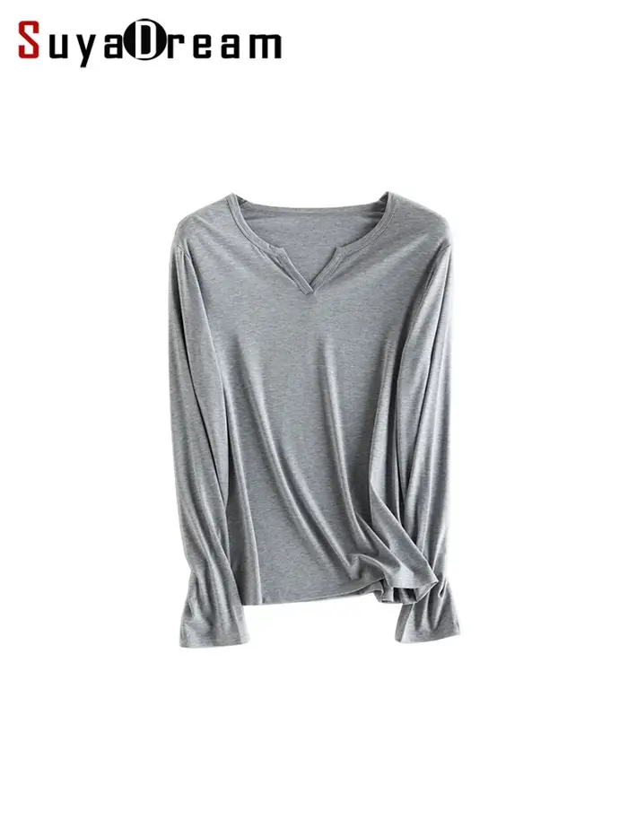 T-shirt uni pour femme