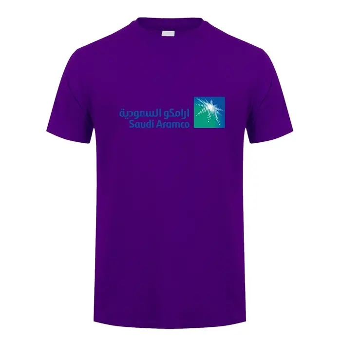 Saudi Aramco T Shirt Hommes Coton Économie À Manches Courtes Cadeau Unisexe Y-Tee Homme Vêtements LH-581