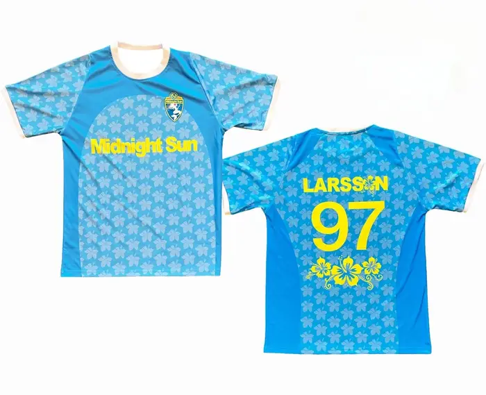 T-shirt de football 3D respirant Zara Larsson Midnight Sun 2026 pour femme