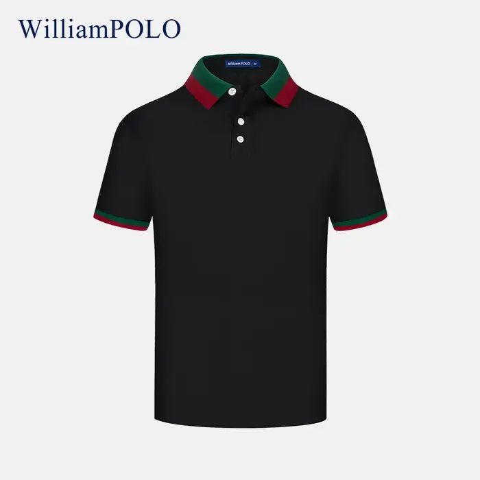 WilliamPOLO – Polo de Sport haut de gamme pour hommes, sensation de fraîcheur, sans fer, antibactéri