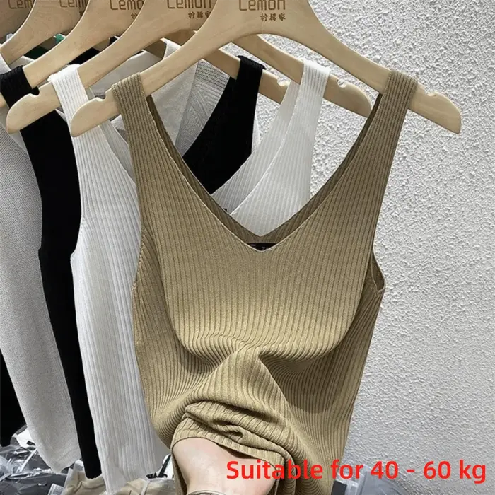 Débardeur en soie glacée couleur unie