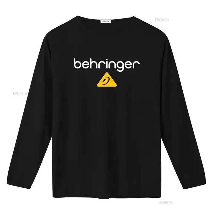T-shirt en coton épais pour homme avec logo Behringer
