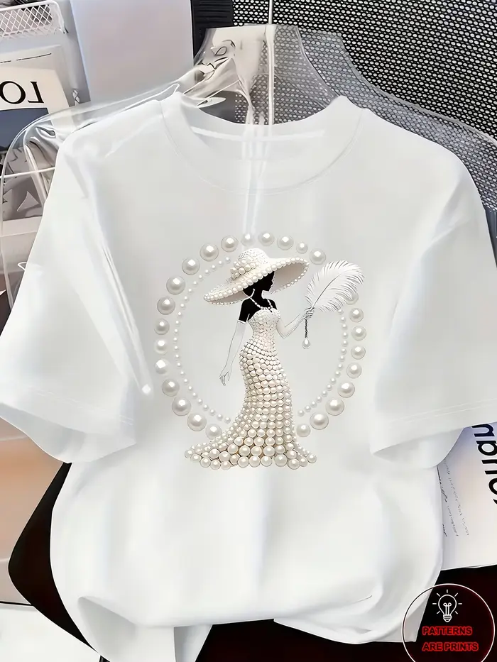 T-shirt imprimé pour femme