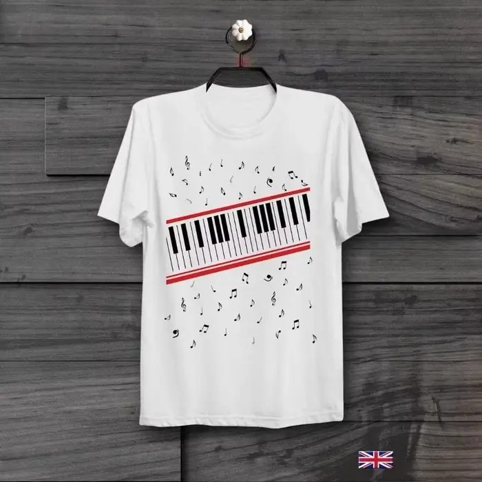 Manches courtes coton homme vêtements Piano Beat It Michael Jackson Mtv vidéo rétro Vintage Hipster 