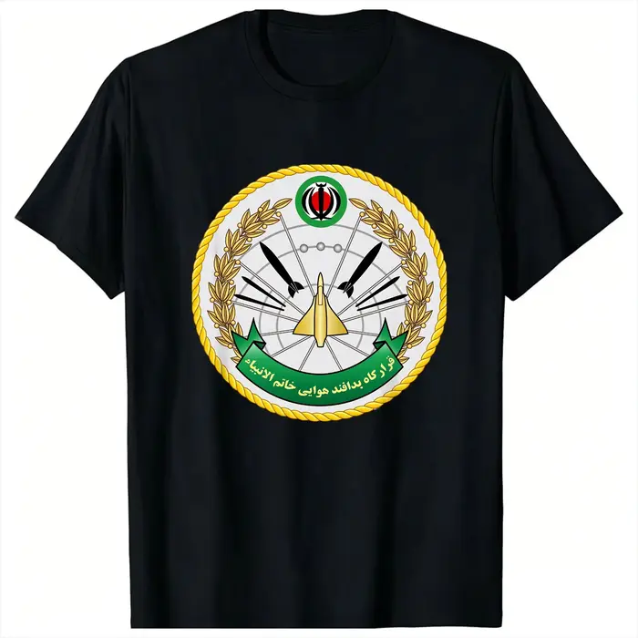 T-Shirt IRGC d'été Y2K, T-Shirts basiques en pur coton, à la mode, à manches courtes pour hommes, av