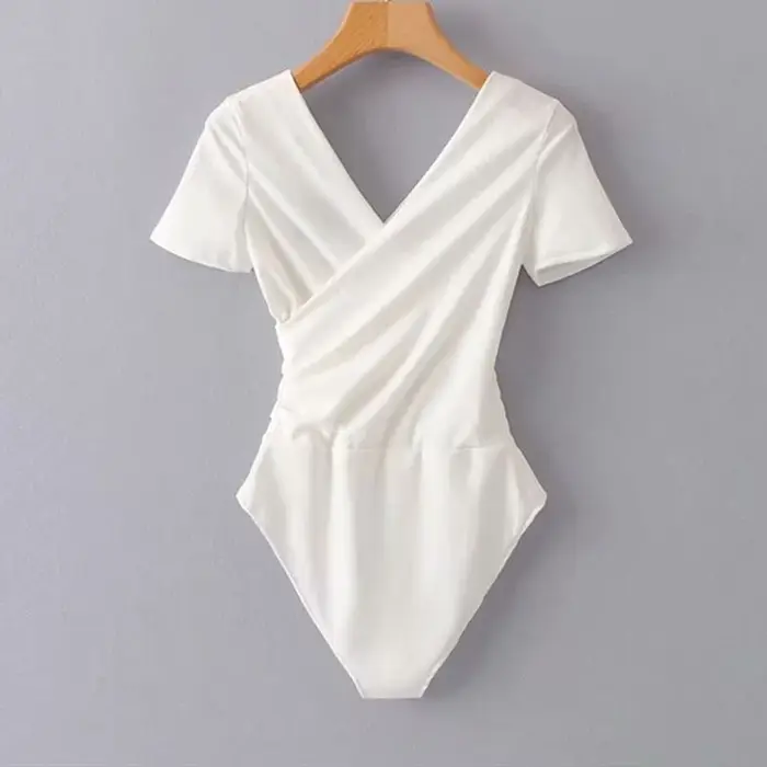 Body Sexy à col en v pour femmes