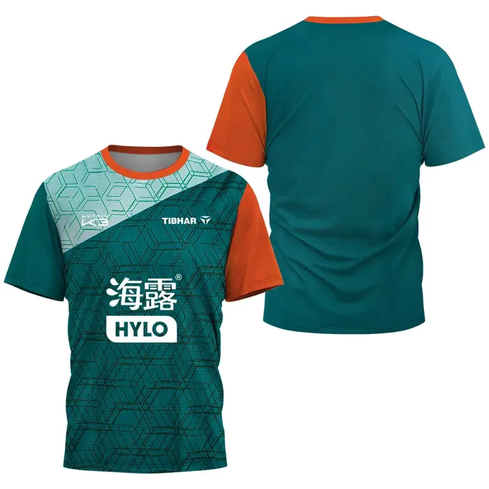 Felix Lebrun impression 3D sport séchage rapide respirant hommes T-shirt maillot de Tennis de Table en plein air rue équipe formation haut à manches courtes