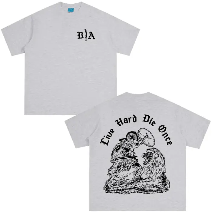 T-shirt à manches courtes en pur coton pour hommes et femmes