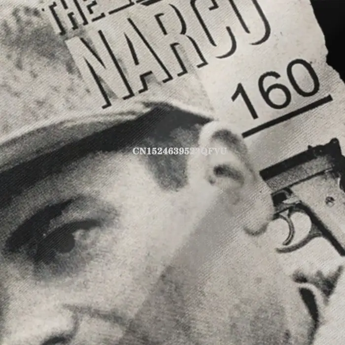 T-shirt de marque "The Last Narco El Chapo" pour hommes