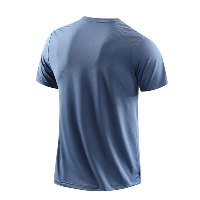 CHRLCK hommes course séchage rapide T-shirts respirant randonnée pêche