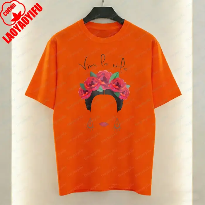 T-shirt Frida Kahlo Viva La Vida pour femme