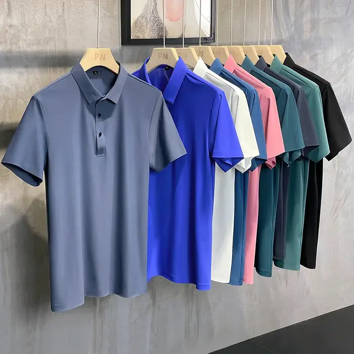 Polo haut de gamme sans coutures pour homme