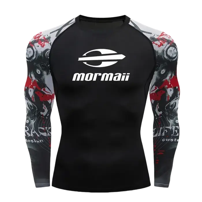 T-shirt de compression à manches longues pour homme