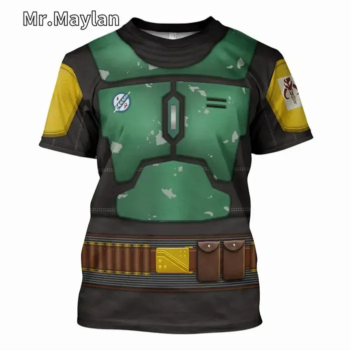 T-shirt à manches courtes pour hommes, imprimé en 3D sur le thème de Darth Vader, respirant, à séchage rapide, pour sport, Cosplay, Street, mode décontractée, vêtements d'été