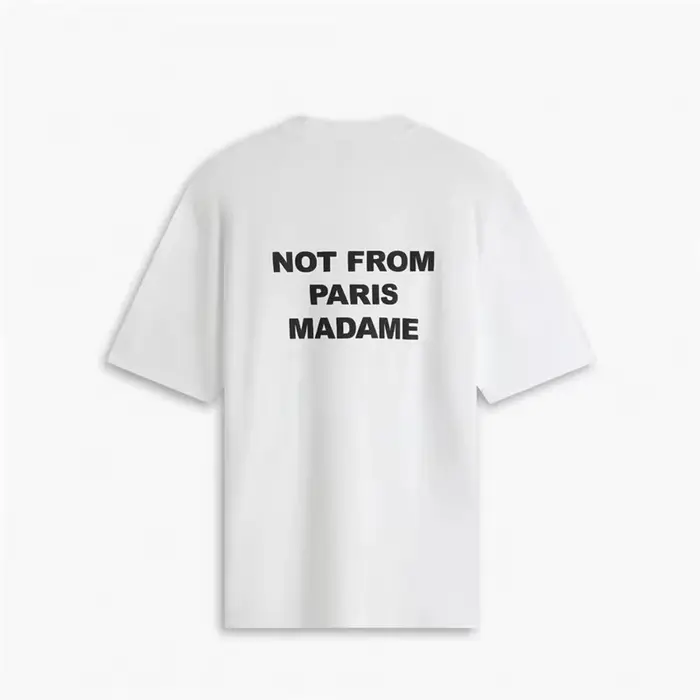 T-shirt d'été noir à manches courtes Paris 2026 – Style décontracté, col rond, imprimé, coupe ample,