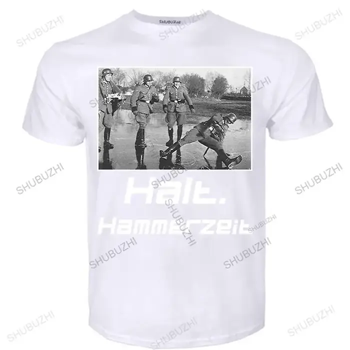 T-shirt MC HAMTextiles pour hommes, nouvelle collection, batteries, NY GERMAN HALT T Coalition STAG 