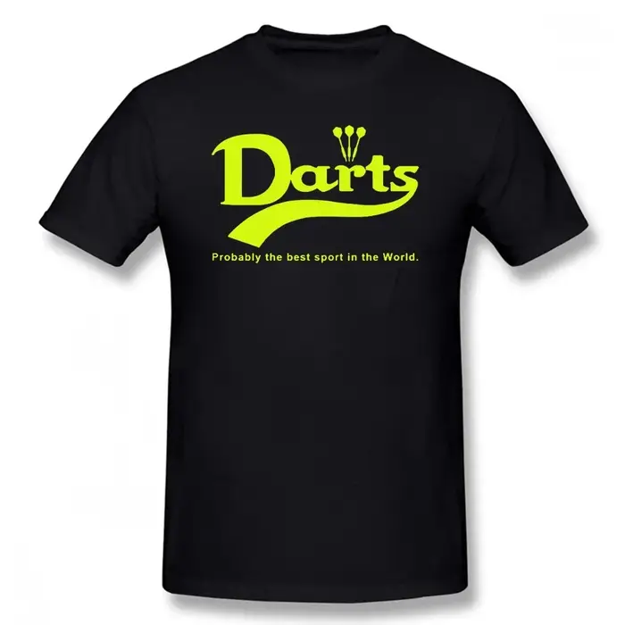 Drôle probablement les meilleurs fléchettes de Sport t-shirts graphique coton Streetwear à manches courtes cadeaux d'anniversaire Style d'été T-shirt hommes
