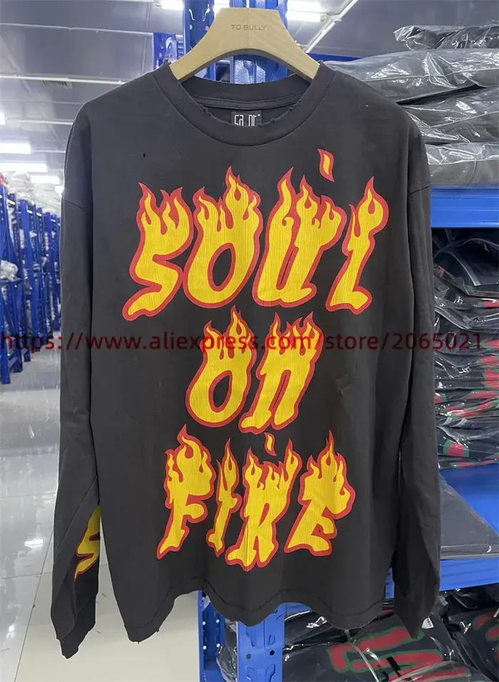 T-shirt manches longues Soul on Fire pour homme et femme