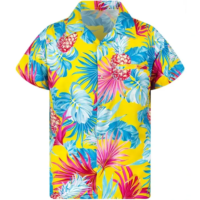 Chemise Homme 2024 Nouveau Style Imprimée à Revers Manches Courtes Hawaïenne Vacances Été Décontractée Respirante Streetwear Extérieur Travail Quotidien
