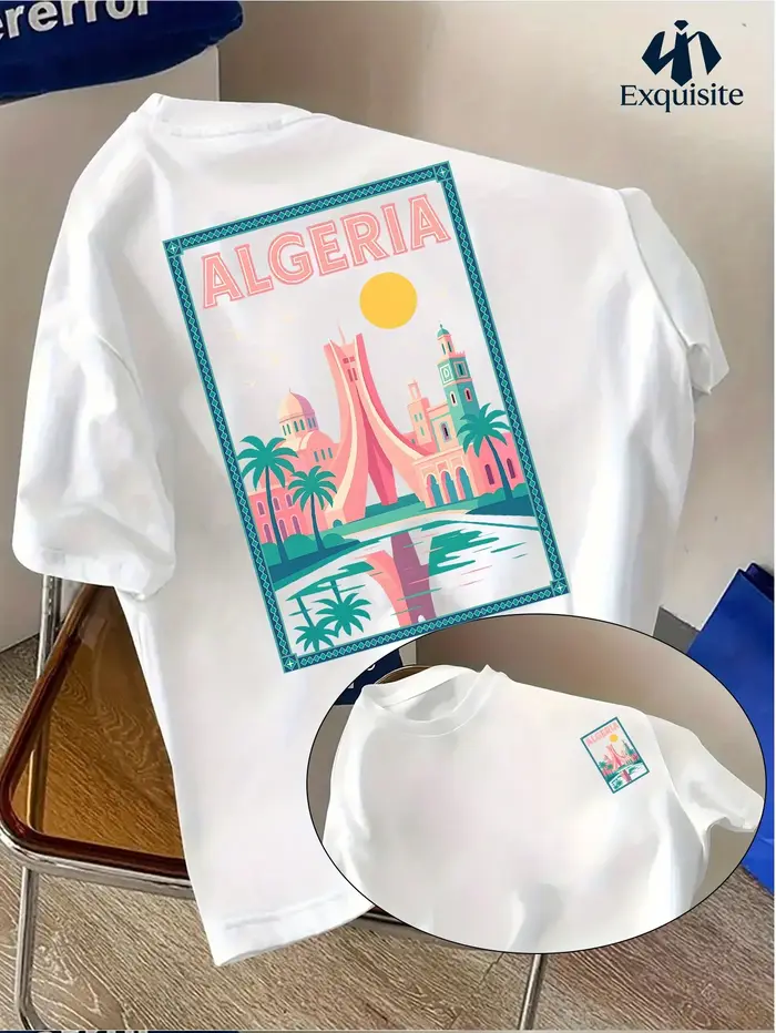 Vêtements de vacances décontractés! T-shirt mode homme