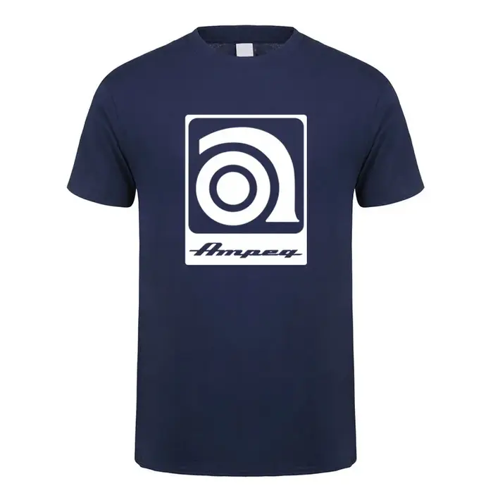 Ampeg musique Logo t-shirt hommes coton été à manches courtes drôle hauts