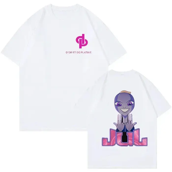 Nouveau T-shirt graphique vintage Rapper Jul pour hommes et femmes