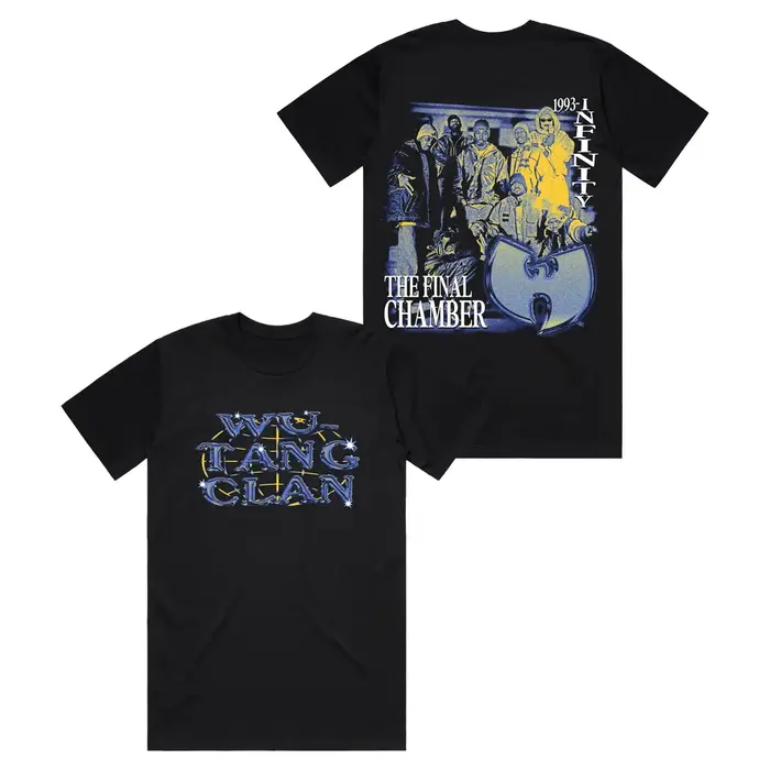 T-shirt ample à manches courtes rétro américain du groupe hip-hop Wu-Tang Clan pour hommes et femmes