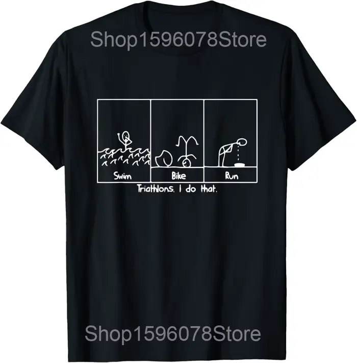 Triathlon natation vélo course T-shirt à manches courtes hauts hommes mode nouveau décontracté impri