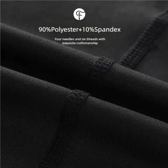 Compression à manches longues T-shirt hommes élastique entraînement