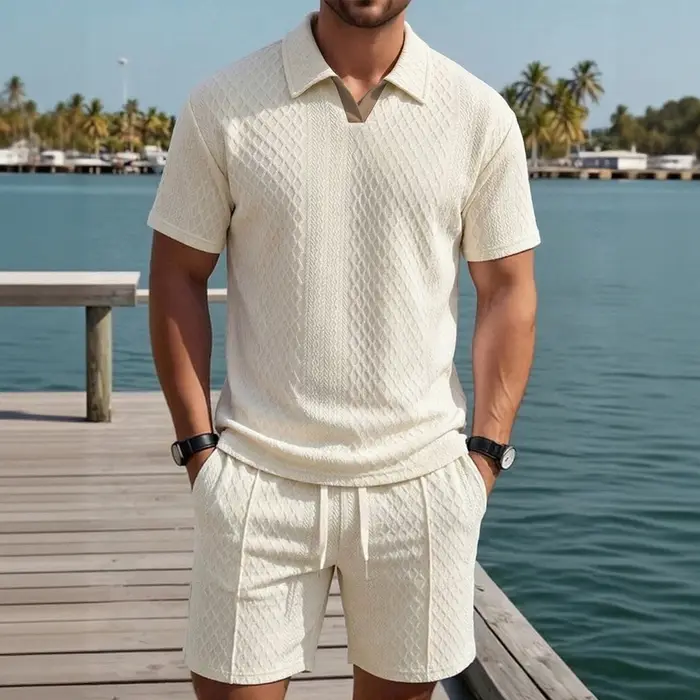 Ensemble polo et short pour homme