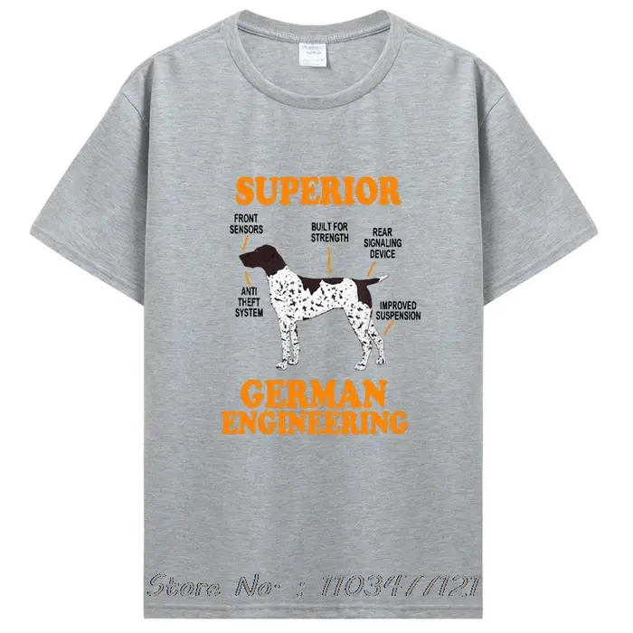 Allemand Shorthair pointeur drôle chien t-shirts été graphique coton Streetwear à manches courtes cadeaux d'anniversaire T-shirt hommes vêtements