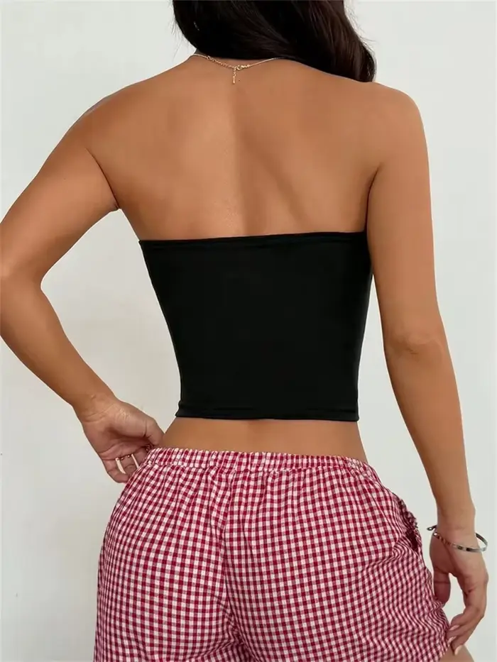 Haut tubulaire imprimé Floral pour femmes