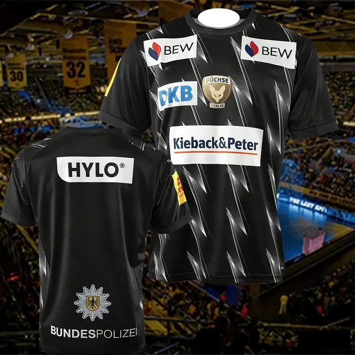 Nouveauté 2026 : FRISCH AUF! pour hommes T-shirt de handball Goppingen, vêtements de sport, surdimensionné, pour l'entraînement et les matchs de handball, respirant, vêtements de plage