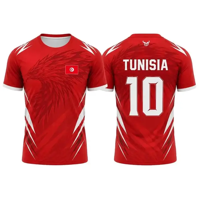 T-shirt imprimé drapeau tunisien