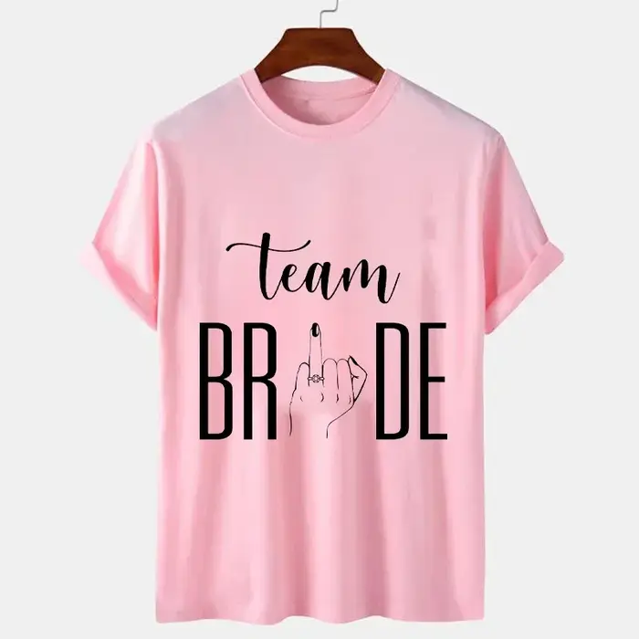 Haut d'été femme vêtements future mariée mariage Bachelorette T-shirt à manches courtes mariée annea