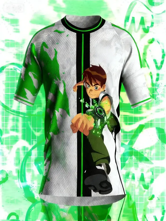 Le nouveau t-shirt pour homme à motif de personnage animé Beni Tanisson