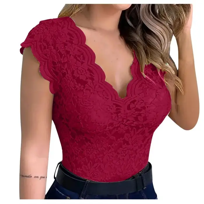 Nouveaux débardeurs pour femmes, débardeur sexy en dentelle à col en V pour l'été, sous-vêtement, bralette couleur bonbon, lingerie féminine en dentelle