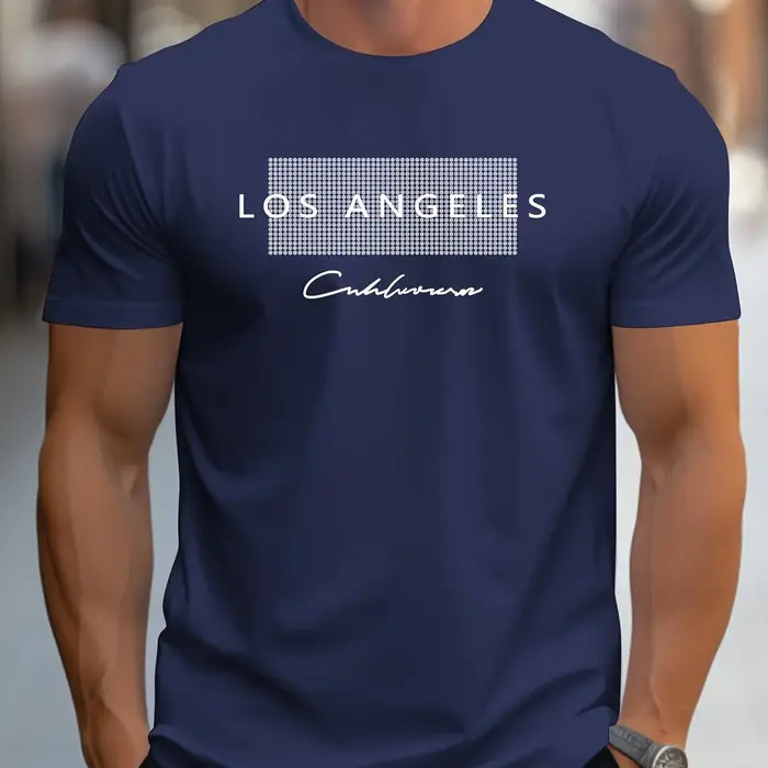 T-shirt d'été à manches courtes et col rond pour hommes, coupe ample, grande taille, imprimé graphiq