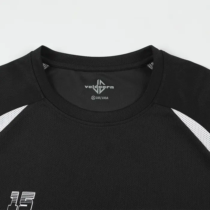 Veidoorn T-shirt d'entraînement à séchage rapide pour hommes et femmes