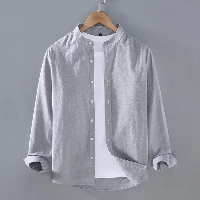 Chemise en lin pour hommes