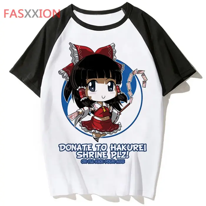 Touhou projet Reimu Hakurei t-shirt homme