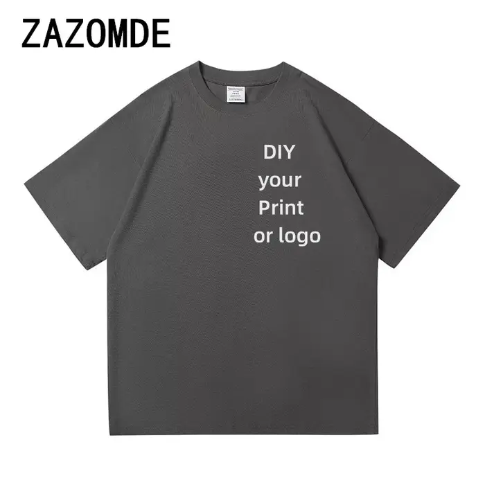 T-shirt personnalisé 100% coton pour hommes et femmes