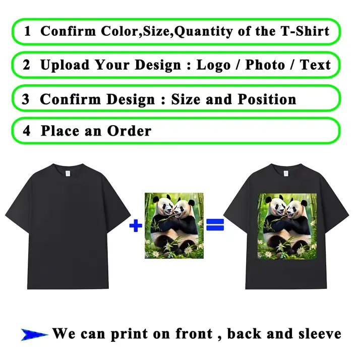 T-shirts personnalisés pour hommes
