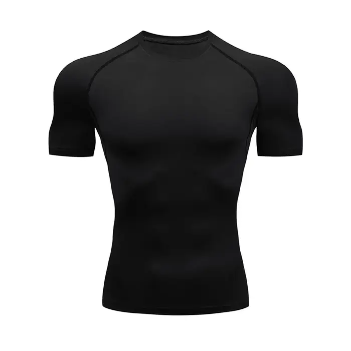 T-shirt serré de sport de musculation pour hommes
