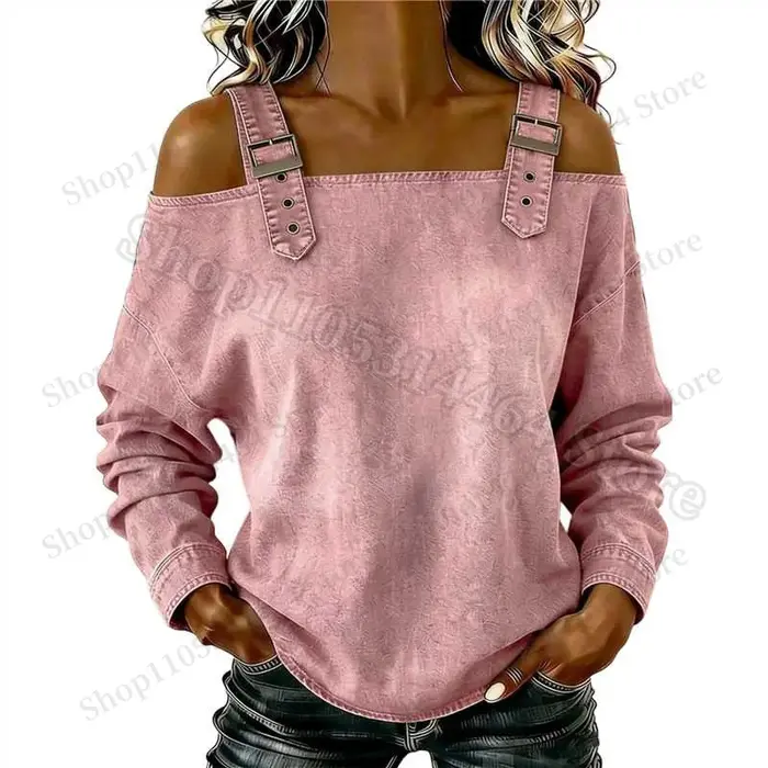 Haut en jean pour femme