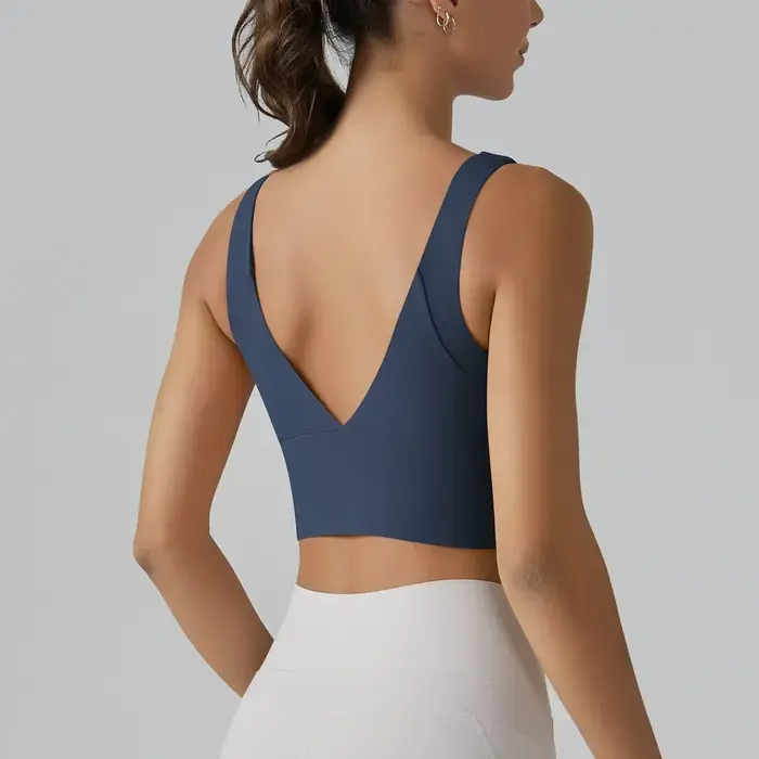 MIML Débardeur de Yoga pour Femmes Gym Entraînement Pilates Vêtements Chemisier de Sport Gilet