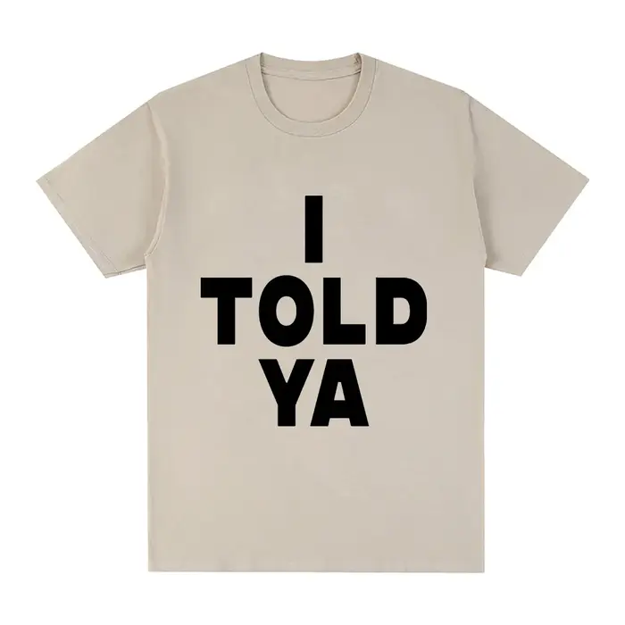 J'ai dit Ya Challengers ZENDAYA T-Shirt hommes Harajuku esthétique graphique Tashi