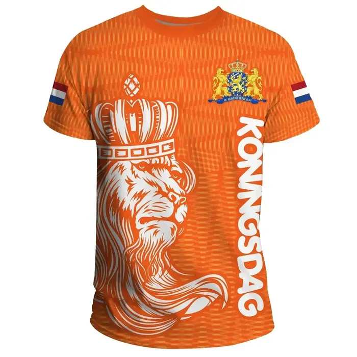 T-shirt à manches courtes imprimé en 3D pour hommes