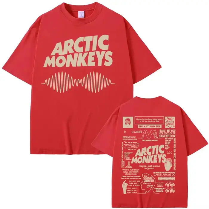 Nouveau T-shirt Rétro de l'été 2026 du groupe Arctic Monkeys